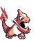 Pokémon Crystal (de face, shiny)