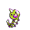 Pokémon Crystal (de face, shiny)