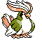 Pokémon Crystal (de face, shiny)
