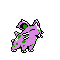 Pokémon Crystal (de face, shiny)