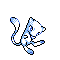 Pokémon Crystal (de face, shiny)