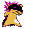 Pokémon Crystal (de face, shiny)