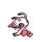 Pokémon Crystal (de face, shiny)