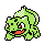 Pokémon Argent (de face, shiny)