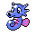 Pokémon Argent (de face, shiny)