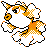 Pokémon Argent (de face, shiny)