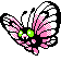 Pokémon Argent (de face, shiny)