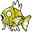 Pokémon Argent (de face, shiny)