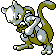 Pokémon Argent (de face, shiny)