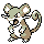 Pokémon Argent (de face, shiny)