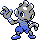 Pokémon Argent (de face, shiny)