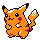 Pokémon Argent (de face, shiny)