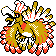Pokémon Argent (de face, shiny)