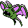Pokémon Argent (de face, shiny)