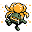 Pokémon Argent (de face, shiny)