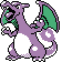 Pokémon Argent (de face, shiny)