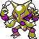Pokémon Argent (de face, shiny)