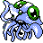 Pokémon Argent (de face, shiny)