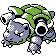 Pokémon Argent (de face, shiny)