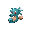 Pokémon Rouge-Feu/Vert-Feuille (de face, shiny)