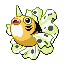 Pokémon Rouge-Feu/Vert-Feuille (de face, shiny)