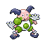 Pokémon Rouge-Feu/Vert-Feuille (de face, shiny)