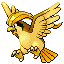 Pokémon Rouge-Feu/Vert-Feuille (de face, shiny)