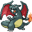 Pokémon Rouge-Feu/Vert-Feuille (de face, shiny)