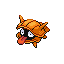 Pokémon Rouge-Feu/Vert-Feuille (de face, shiny)