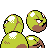 Pokémon Or (de dos, shiny)