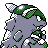 Pokémon Or (de dos, shiny)