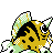 Pokémon Or (de dos, shiny)