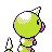 Pokémon Or (de dos, shiny)