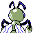 Pokémon Or (de dos, shiny)