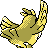Pokémon Or (de dos, shiny)