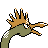 Pokémon Or (de dos, shiny)