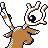 Pokémon Or (de dos, normal)