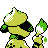 Pokémon Or (de dos, shiny)