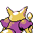 Pokémon Or (de dos, shiny)