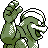 Pokémon Or (de dos, shiny)