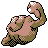 Pokémon Or (de dos, shiny)