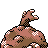 Pokémon Or (de dos, shiny)