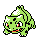 Pokémon Or (de face, shiny)