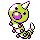 Pokémon Or (de face, shiny)