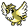 Pokémon Or (de face, shiny)