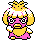Pokémon Or (de face, shiny)