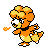 Pokémon Or (de face, shiny)