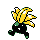 Pokémon Or (de face, shiny)