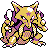 Pokémon Or (de face, shiny)