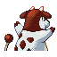 Pokémon Rubis/Saphire (de dos, shiny)